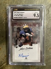 CSG 9.5/10 2021 Panini Luminance Hobby Nico Collins Year One Signatures RPS Edi.