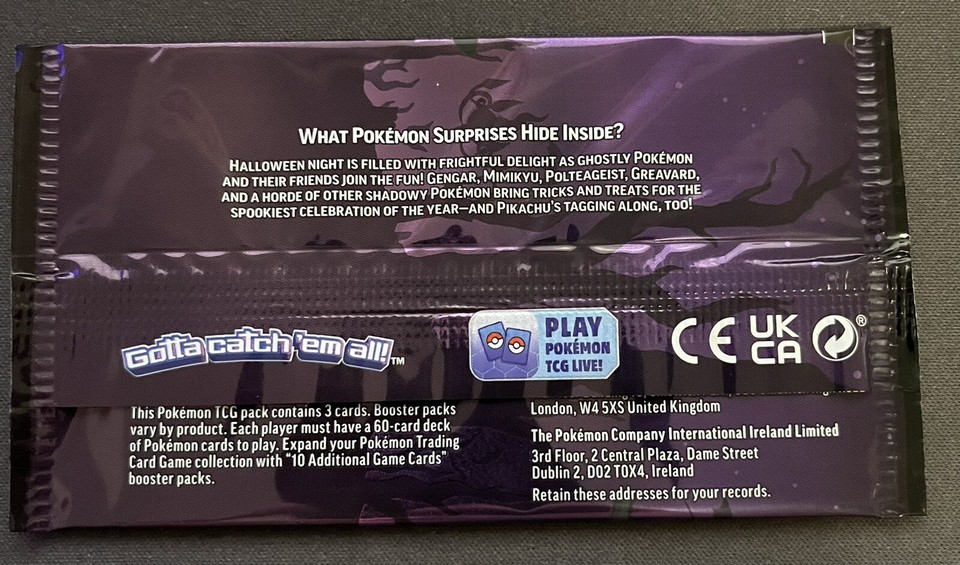 Pokemon Trick or Trade 3 Card Pack Sealed 2023 Trading Card Game eBay