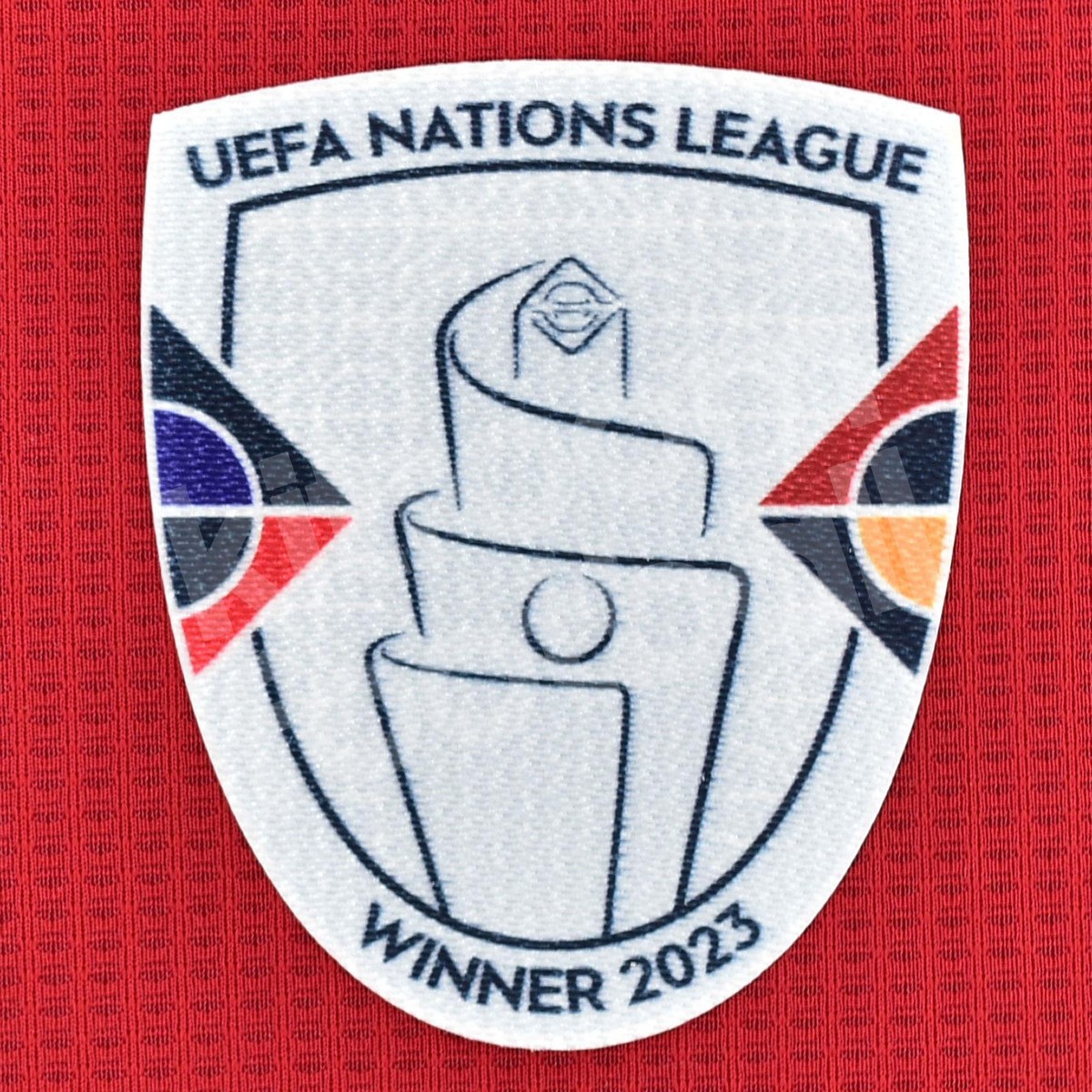 Patch Thermocollant No Shirt France - Match Ligue Des Nations 1 2 Finale Espagne Vs France 776472
