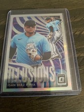 2020 Panini Optic Isan Diaz Silver Holo Prizm Illusions Rookie Card #OI-4 Miami