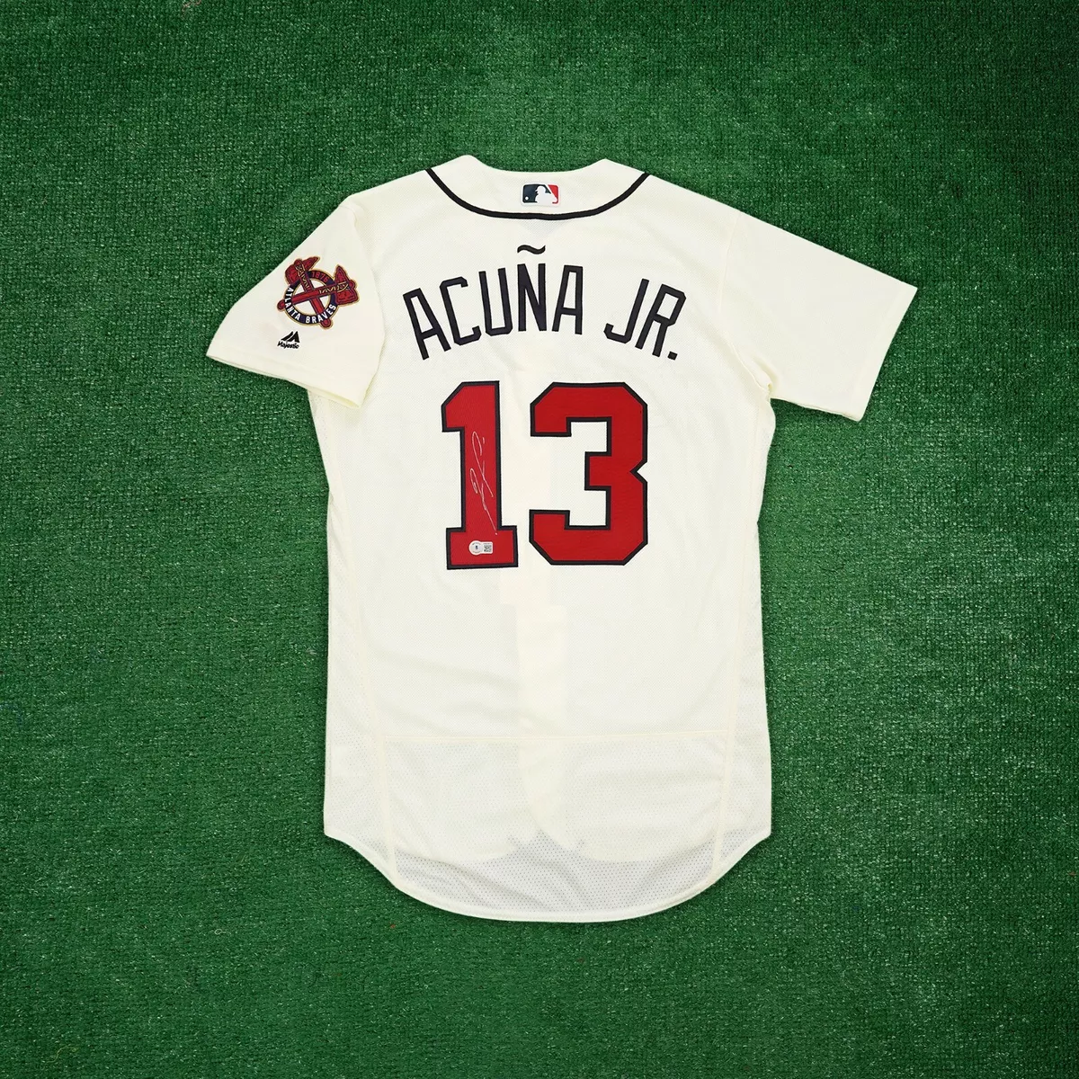 Ronald Acuna Jr. signed Atlanta Braves Authentic On-Field Flex