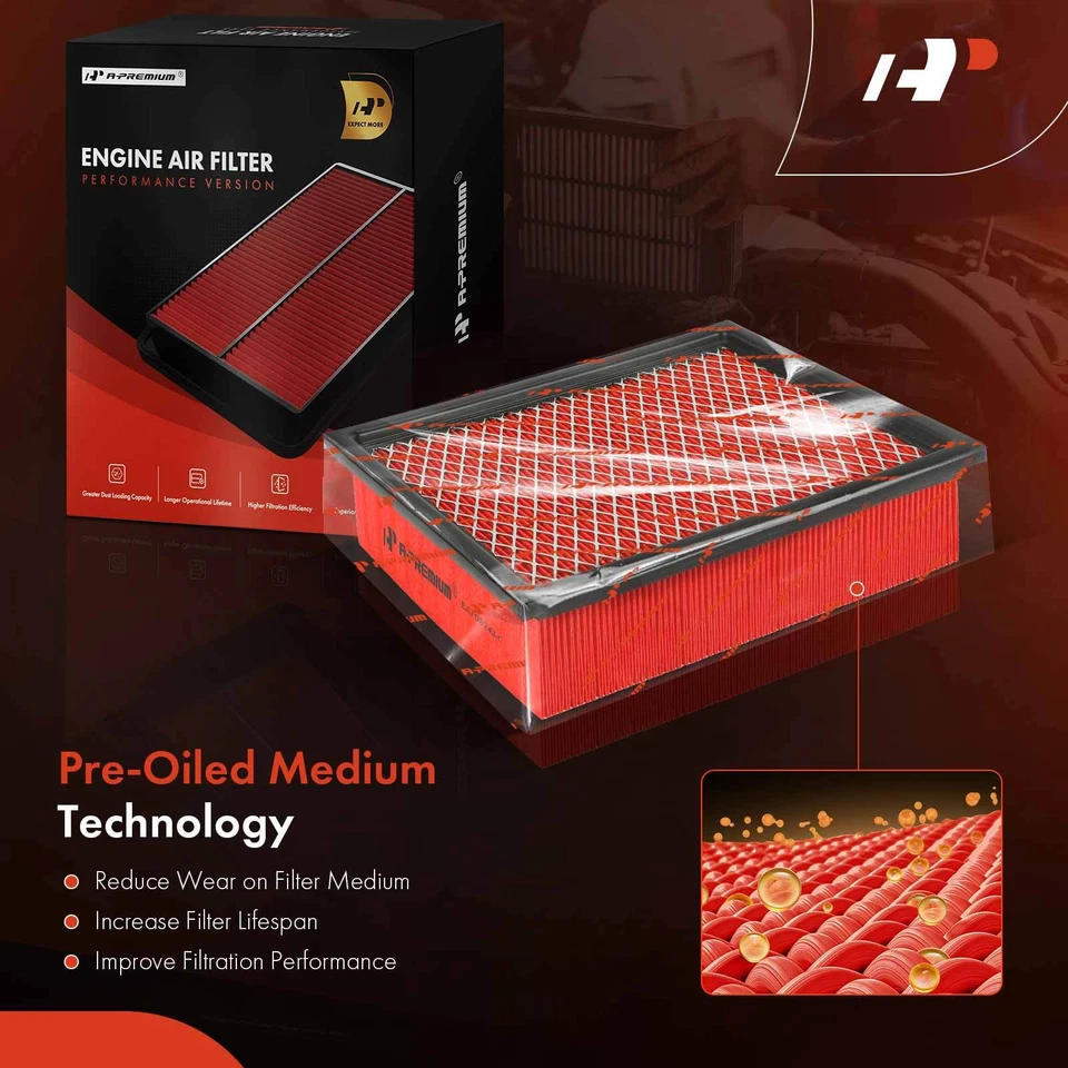 Filtro de aire de motor de alto rendimiento para Ford Explorer Ranger Mazda B2500 B3000 Foto 4 de 4