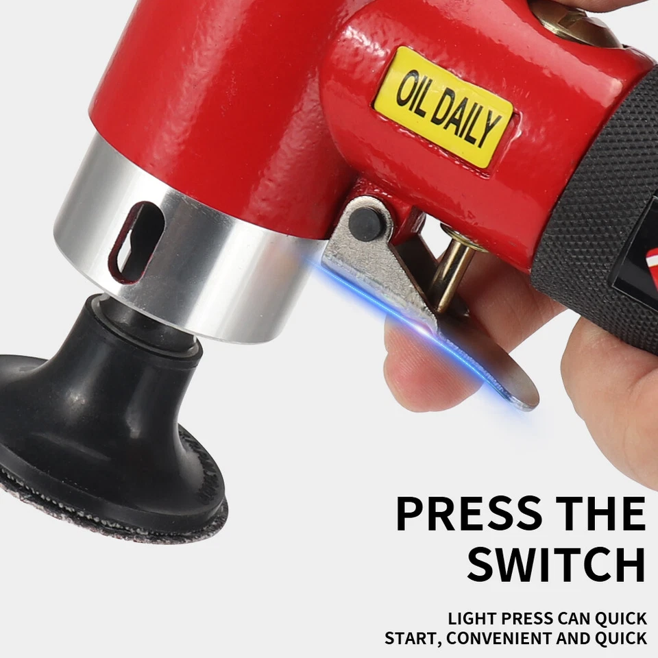 31PC 1/4" 90 DEGREE RIGHT ANGLE AIR DIE ANGLE GRINDER CUT OFF TOOL HEAVY DUTY - Image 4 of 4