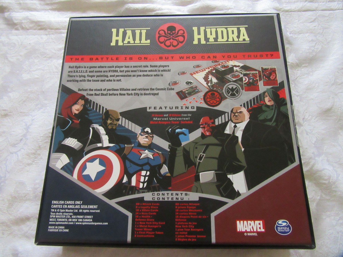 Spin Master Marvel Hail Hydra Gioco Da Tavolo - Deduzione Sociale Per 5-8 Giocatori (14+)