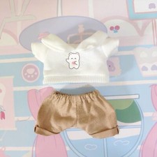 Four-leaf Clover Jumpsuit for 17cm Plush Dolls Cosplay Accessory