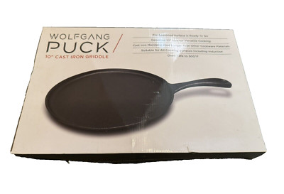 Wolfgang Puck 10'' Cast Iron Griddle - Brand New