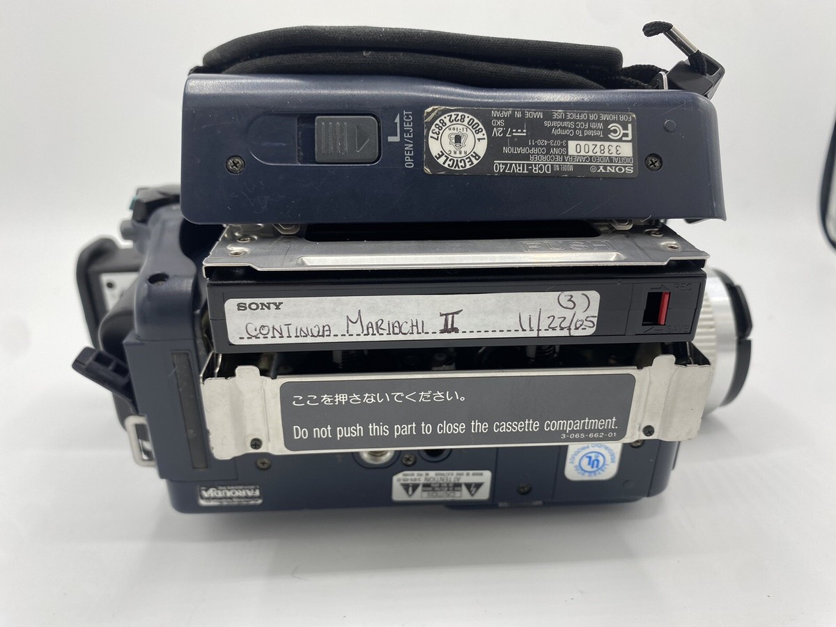 Sony DCR-TRV740 Digital8 Camcorder Record Transfer Hi8 TESTED WORK