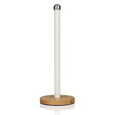 Swan SWKA17511WHTN - Towel Pole with Wooden Base White