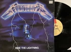Metallica - Ride The Lightning LP 1984 Music For Nations MFN 27 [UK] VG+/VG+