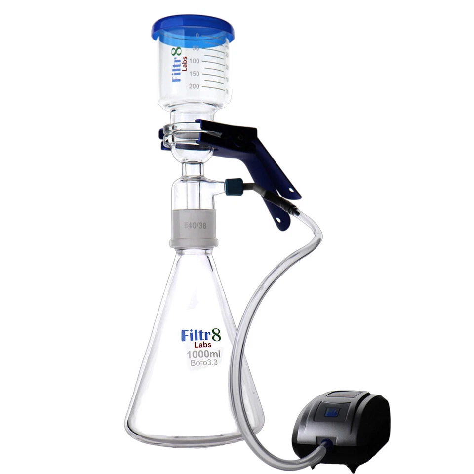 Fast and Hands-Free Lab Vacuum Filtration Kit  Sand Core with Pump | Filtr8 Labs - Image 2 of 4