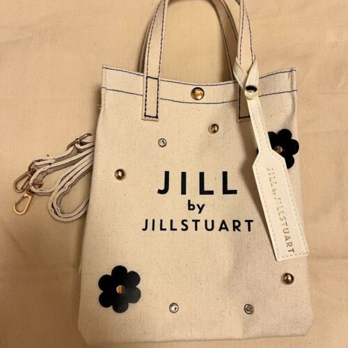 Jill Stuart Borsa a tracolla a 2 vie con fiori bianca L17,5 x H22 x D10,5 cm Takarajimasha - Foto 2 di 7