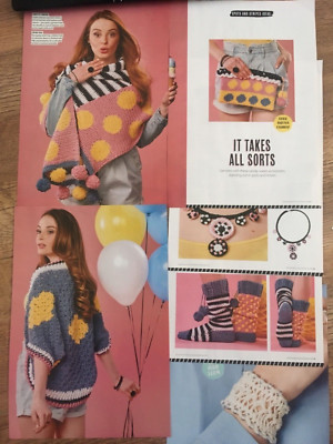 Süßigkeiten Süßigkeiten inspiriert Achselzucken, Socken, Handtasche, Halskette, Schal, Manschette Häkelmuster