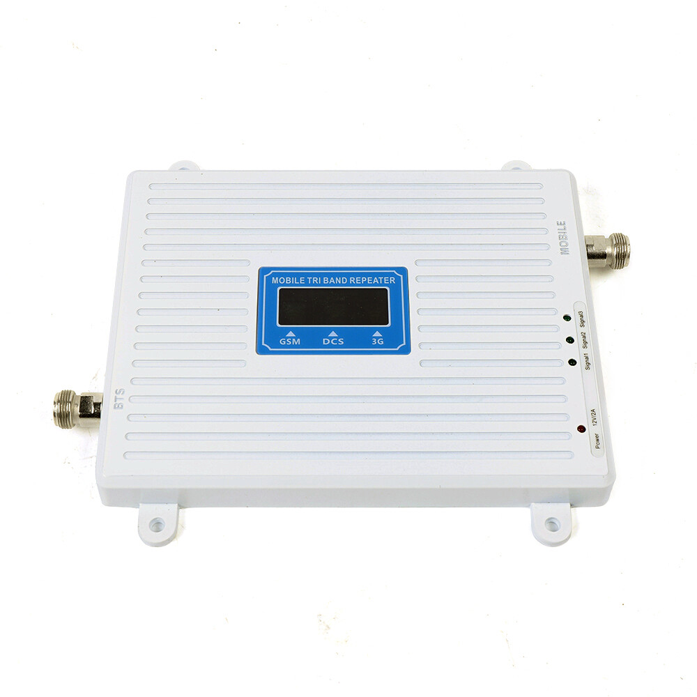 Amplificatore Segnale Cellulare GSM/DCS/LTE B3 2G/3G/4G – Copertura Fino A 200 M², Antenna Interna/esterna E Alimentatore Incluso