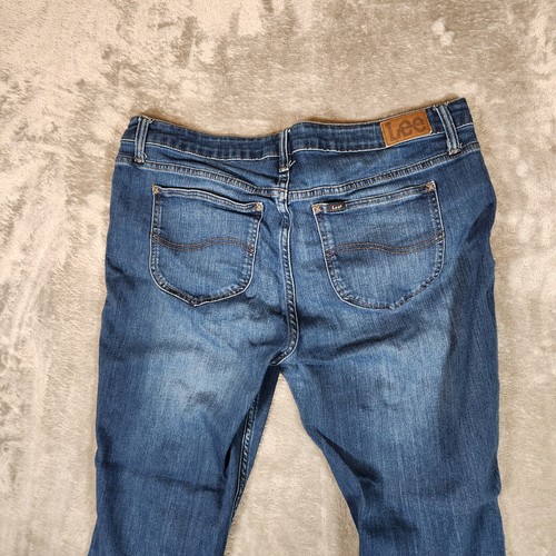 Jeans Lee para mujer 18 P 37X28 corte bota regular tiro medio azul 1CMEW7 - Imagen 12 de 15