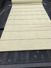 Hunter Douglas Vignette Roman Shade light green 32 width by 56 height