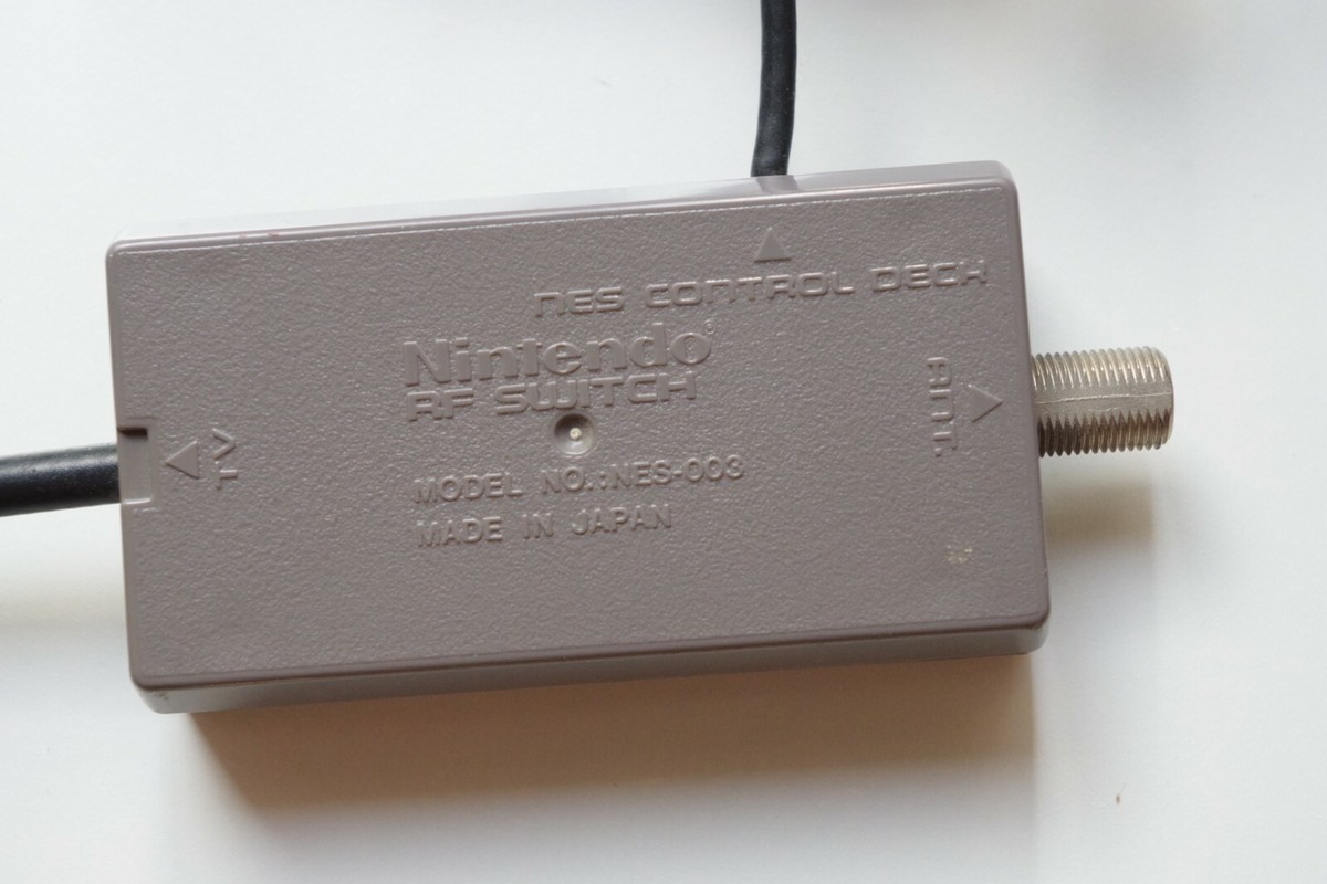 Nintendo NES SNES RF Switch Adapter Cord Official Authentic OEM