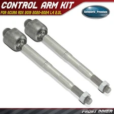 2x Front Inner Steering Tie Rod End for Acura RDX 2019-2024 L4 2.0L 53610TJBA01