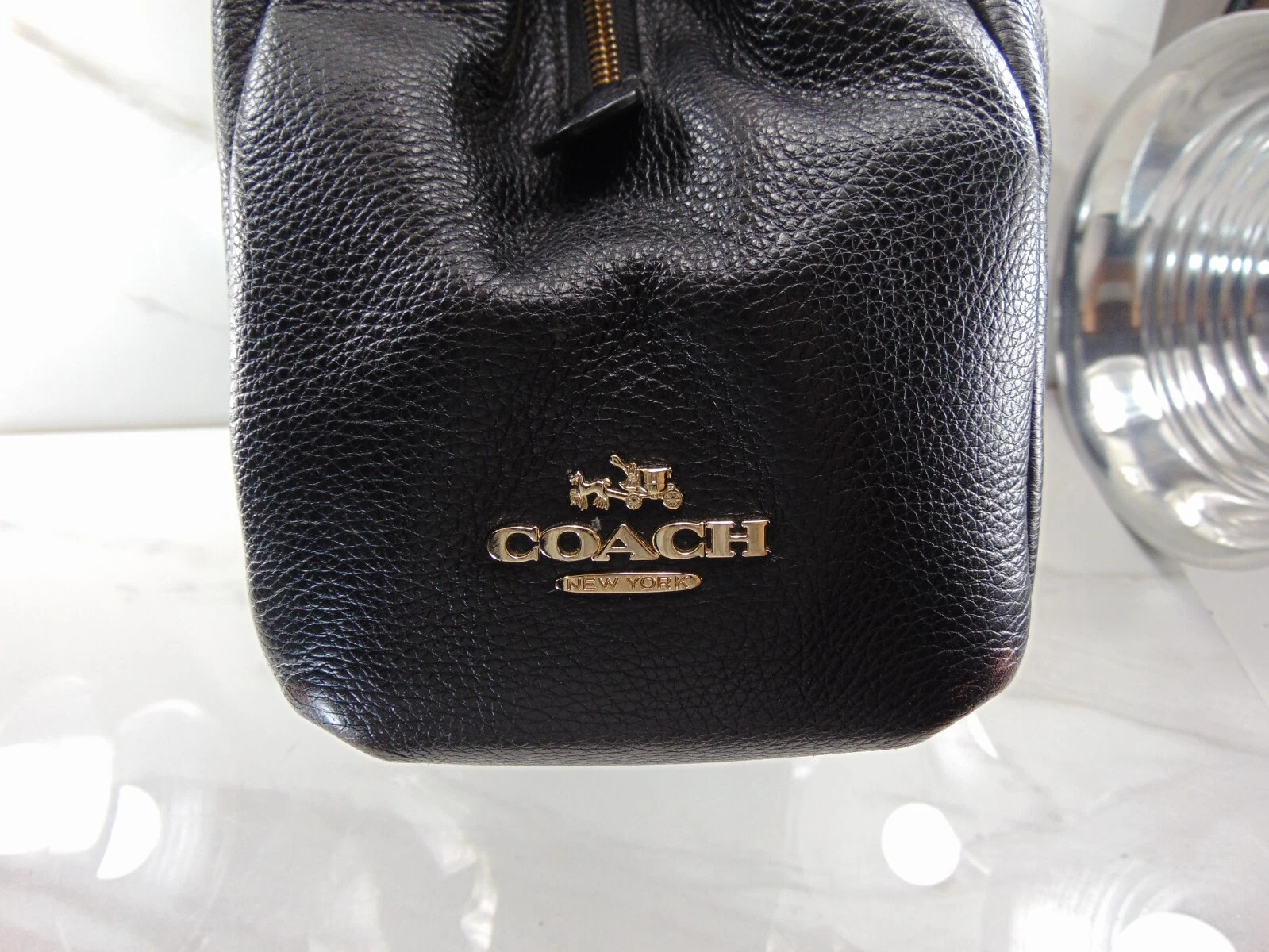 Borsa a tracolla Coach Madison Phoebe in pelle nera 3 scomparti OTTIME CONDIZIONI