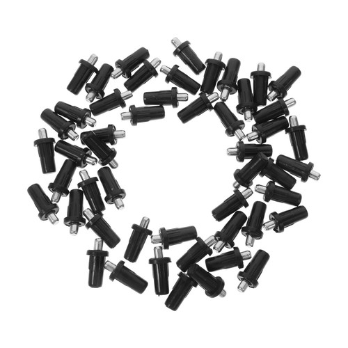 2 PCS Spring Pin Bottom Bracket Door Pivot Cabinet Hinge Buffer Push Pegs - Picture 8 of 12