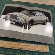 Bentley eight not mulsanne or turbo R ENGLISH prospekt booklet brochure catalog