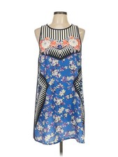 Minkpink Women Blue Casual Dress L