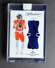 2025 Flawless BO NIX Sapphire Gem #10 Encased 12/20 - Denver Broncos