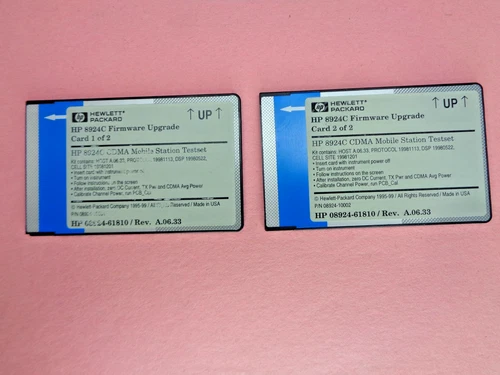 HP 8924 Card PCMCIA Ver A.06.33 Firmware upgrade