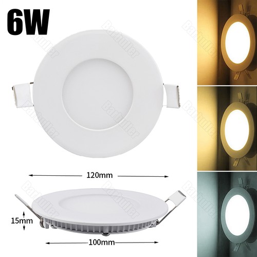 Ultraslim 3W 9W 12W 15W 18W 24W LED Panel Downlight Einbauleuchte Deckenleuchte - Bild 14 von 20