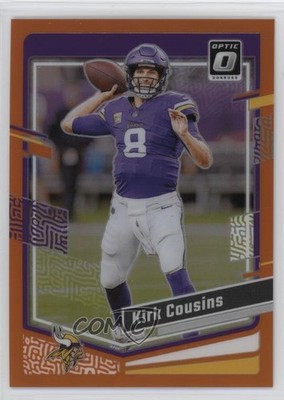 2023 Panini Donruss Optic Orange Prizm 242/249 Kirk Cousins #126 1d0x