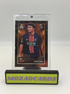 Topps Showtime UCC 2024/25 João Neves Paris Saint-Germain 2/5 Red