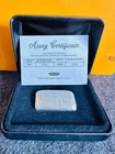 3 oz Silver Cast Bar - Engelhard Revived w/ Box, Clamshell, and COA
