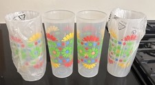 Tupperware  Set of 4 Tumbler 16 oz Clear with...