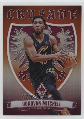 2023-24 Panini Phoenix Crusade Orange 44/49 Donovan Mitchell #14 0ud4