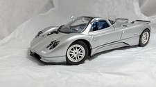 MotorMax 1:18 Scale Pagani Zonda In Silver Metallic