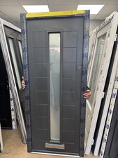 Brand New  Anthracite Grey Composite Door In A Grey Frame 900 X 2080 Mm