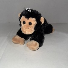 Aurora Small Black Mini Flopsie Cory Monkey Chimp Plush Stuffed Animal