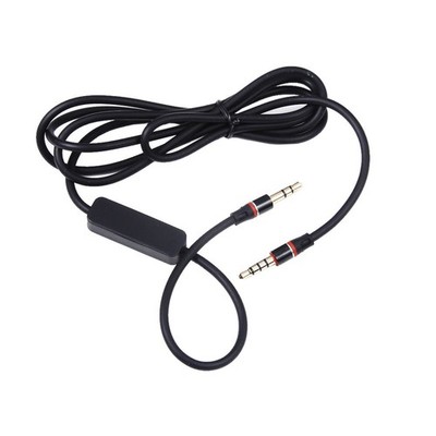 3.5mm 1/8''Audio Cable Cord with MIC For Soul Elite High-Definition Headphone XN