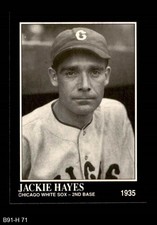 1991 Conlon #71 Jackie Hayes White Sox 8 - NM/MT