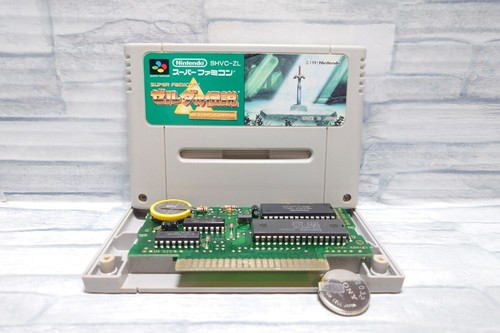 Legend of Zelda Super Famicom SFC Japan Save Battery Replaced Used ...