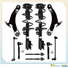FWD Front Struts Lower Control Arm Tie Rod Suspension Kit For 08-12 Nissan Rogue