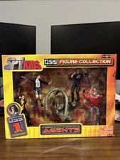 Spy KIds OSS Level 1 Figure Collection Box Set Very Rare 2002 - New In Box