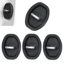4 PCS Door Latch Lock Covers, Silicone Door Latch Protective Cover, Self-Adhe...