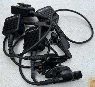 Lot of 4 Motorola NMN6251A Public Service Microphone Speaker for XTS3000 XTS5000