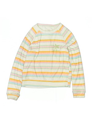 Billabong Girls Yellow Pullover Sweater Medium kids
