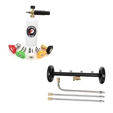  Foam Cannon with 1/4 Inch Quick Connector, Dual-Function Undercarriage Cleaner 