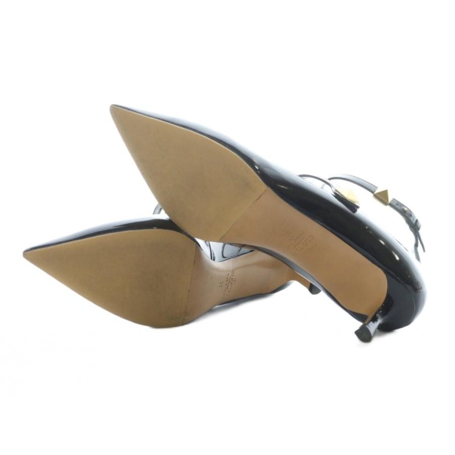 Valentino Garavani Pumps Heel Studded Leather Black EU38.5/US8.5 116206c thumbnail 5