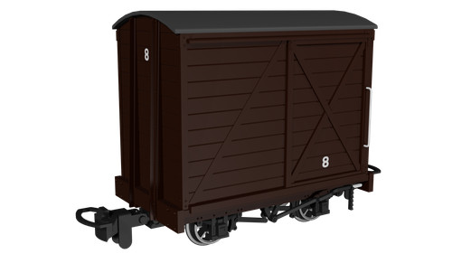 990302 Rapido Trains OO9 Schmalspur Planwagen - schlicht braun Nr.8 | Condition: New