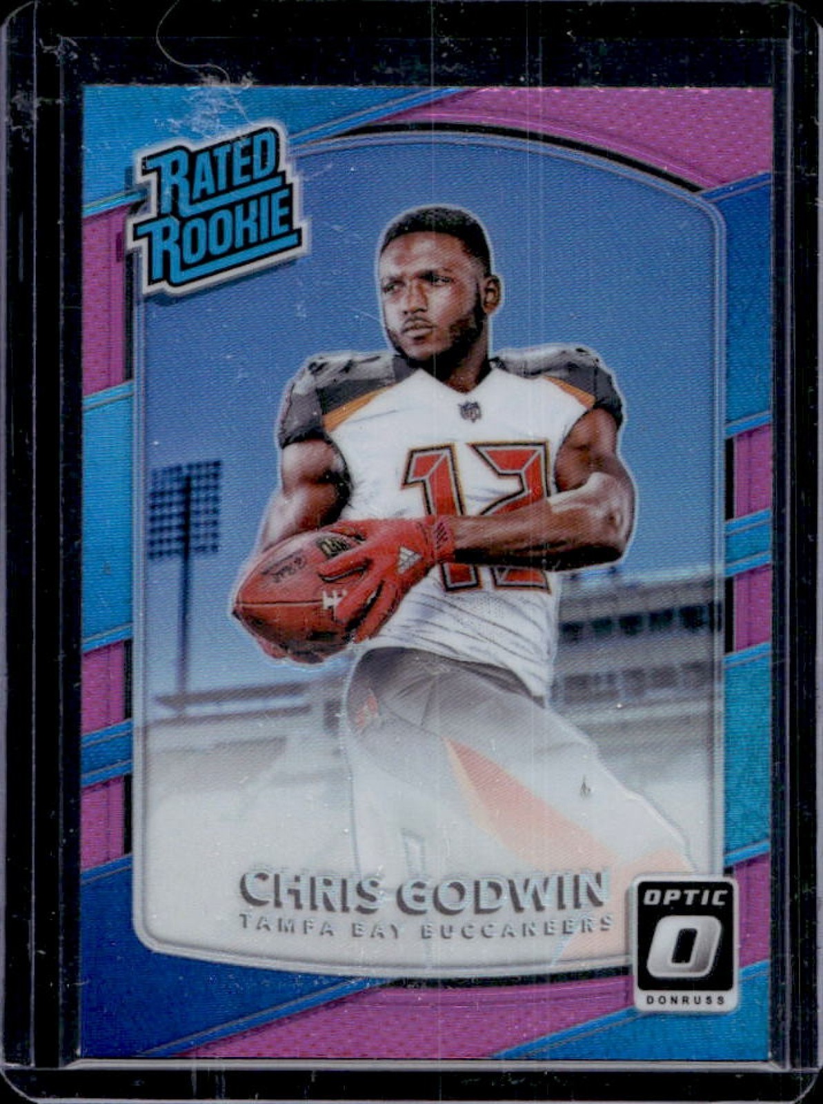 2017 Panini Donruss Optic Chris Godwin Pink RC Rated Rookie #155 Buccaneers