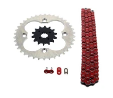 94L Red Non O Ring Chain & Sprocket Silver 14/38 Honda 400EX TRX400EX 2005-2008