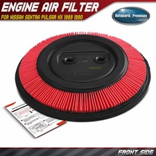 Front Engine Air Filter for Nissan Sentra Pulsar NX 1989 1990 L4 1.6L GAS SOHC